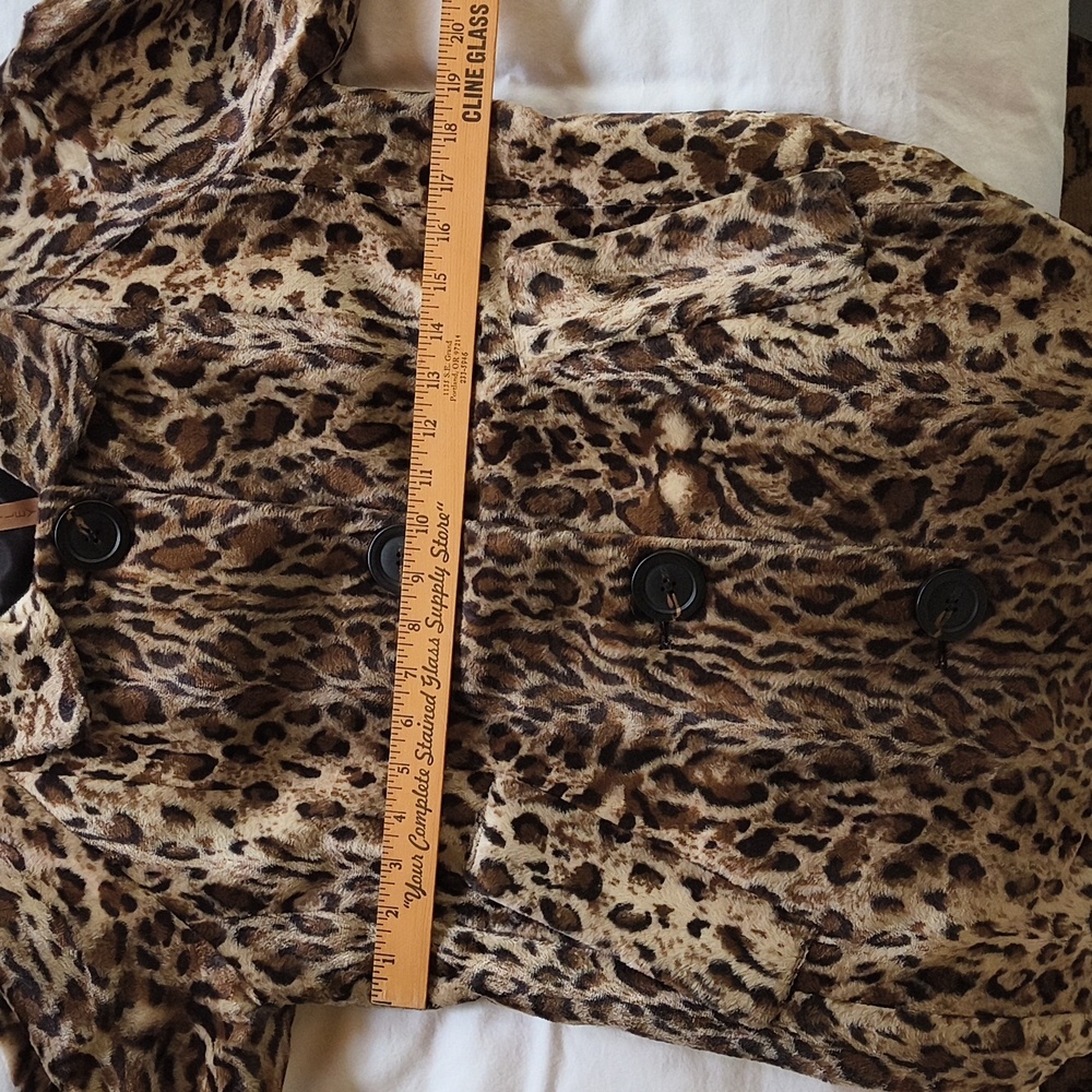 Bailey 44 Leopard Faux Fur Jacket, Size Large - Picture 9 of 9